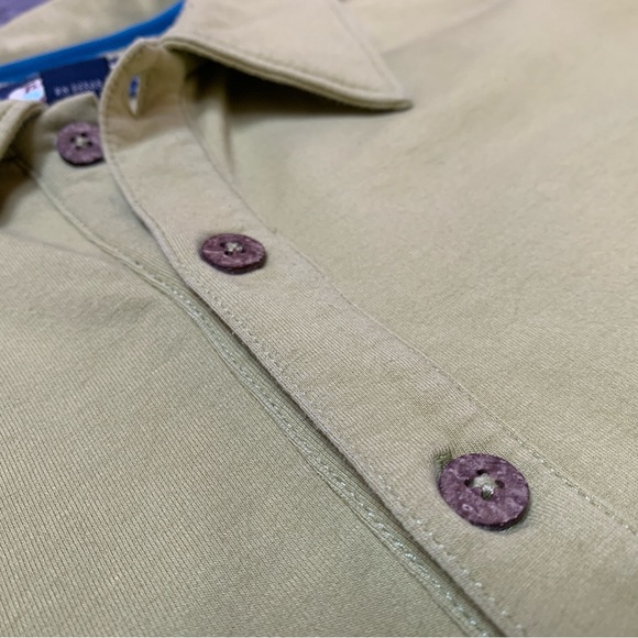 Tommy Bahama Relax Shirt Mens Large Pea Green Polo Vacation Golf Boating Fishing - Picture 5 of 10